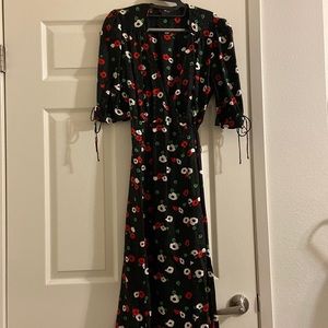 The Kooples silk wrap dress